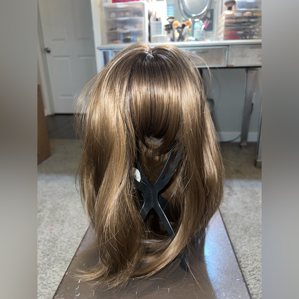 Long Brown Layered Wig